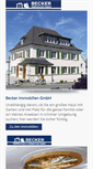 Mobile Screenshot of becker-immobilien.de